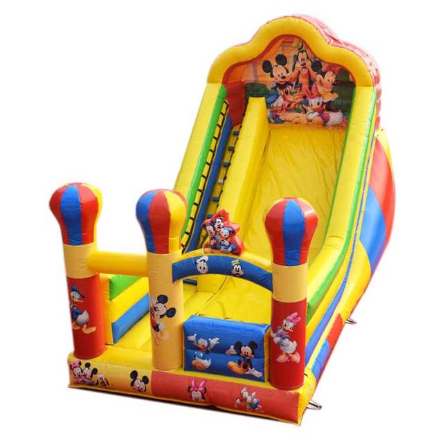 mickey mouse inflatable slide