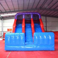 double lane dry slide