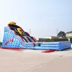 roller coaster inflatable slide