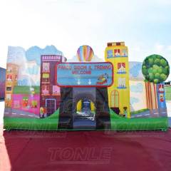the fun city inflatable playground