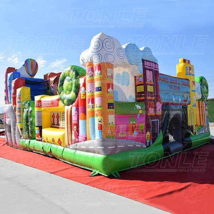 the fun city inflatable playground