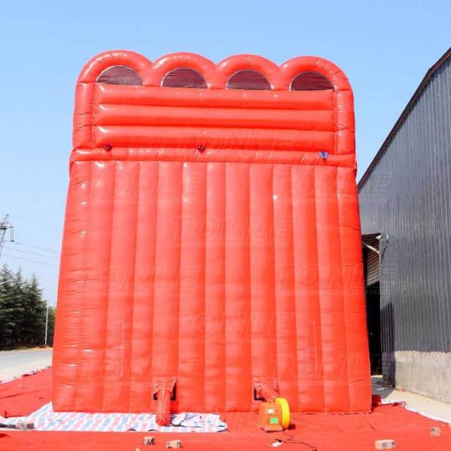 triple lanes inflatable slide