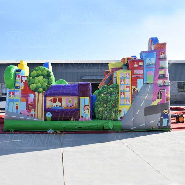 the fun city inflatable playground