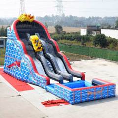 roller coaster inflatable slide