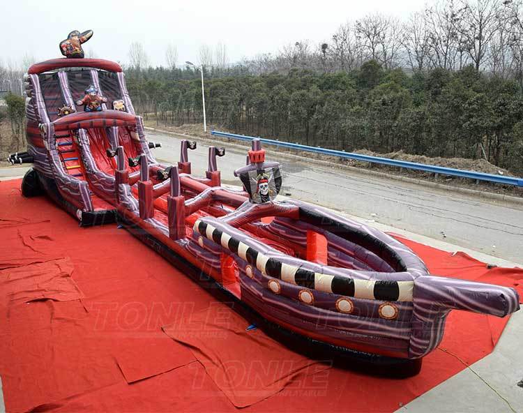 pirate ship water slide