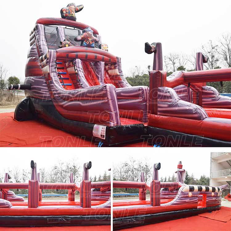 pirate ship water slide