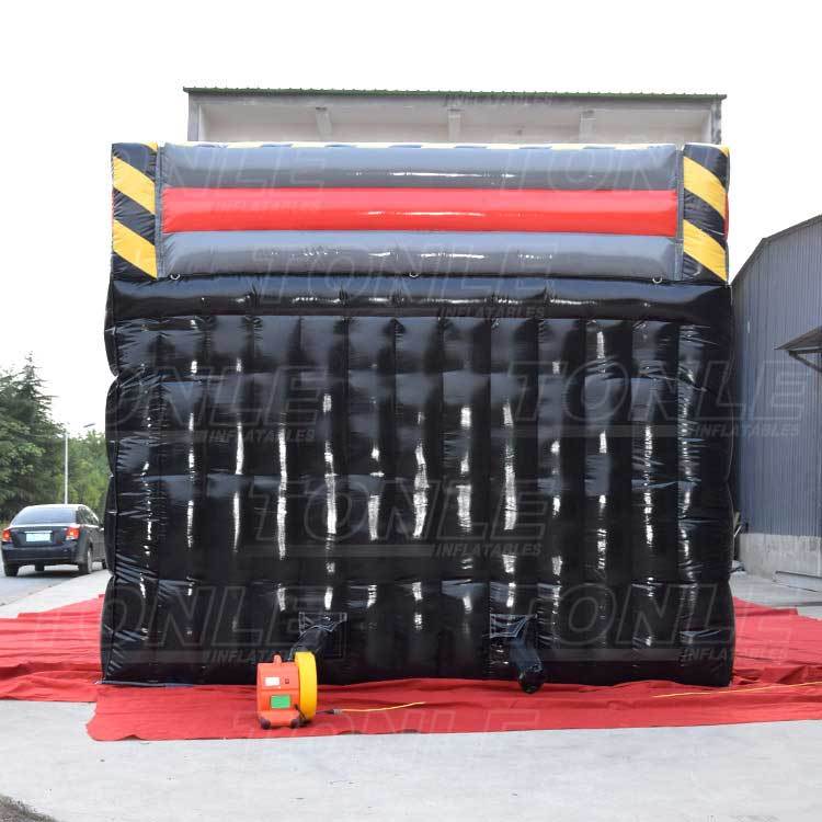 inflatable three lanes slide