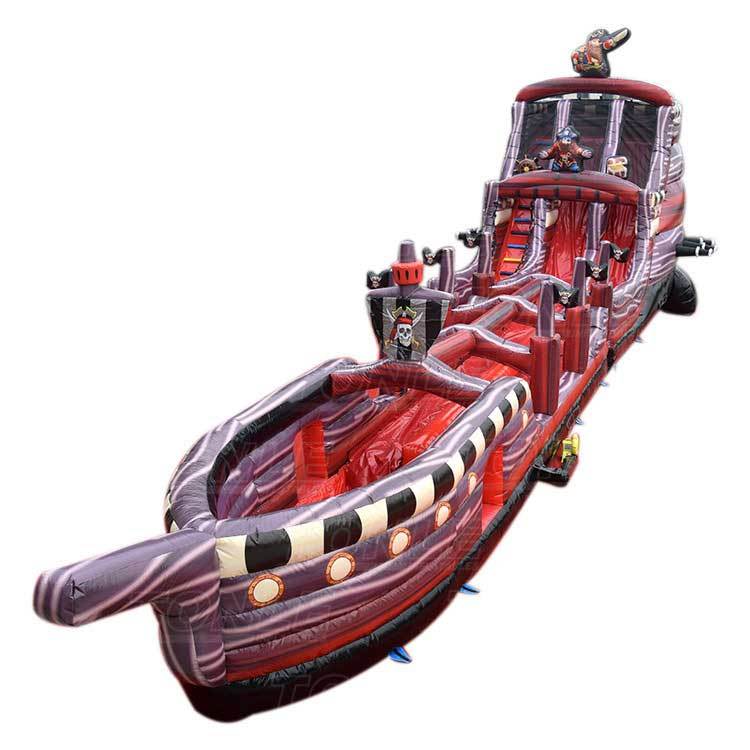 pirate ship water slide