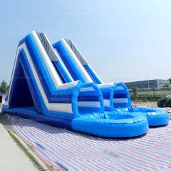 double tube water slide