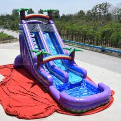 purple marble water slide