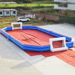 Inflatable football court