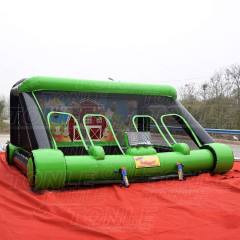 Inflatable shooting gallery with IPS system