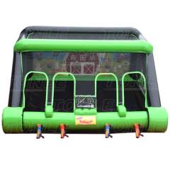 Inflatable shooting gallery with IPS system