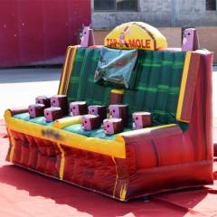 Inflatable zap-a-mole Game with IPS system