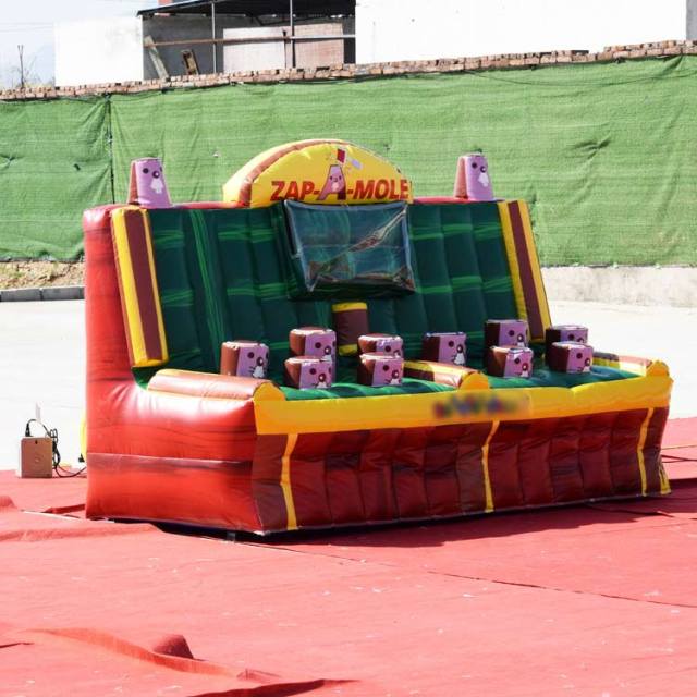 Inflatable zap-a-mole Game with IPS system