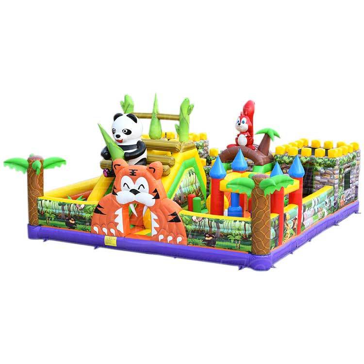 zoo inflatable playground
