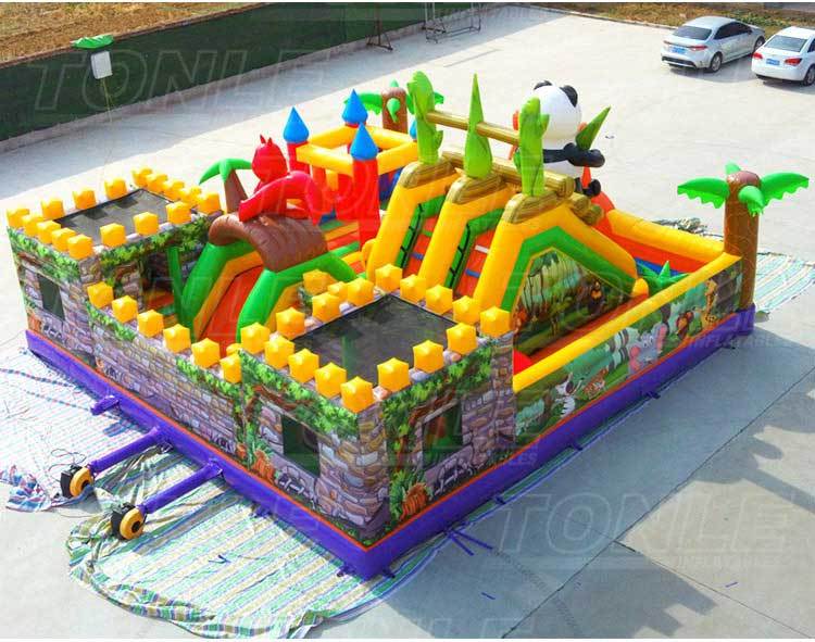 zoo inflatable playground