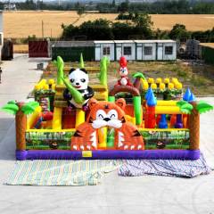 zoo inflatable playground