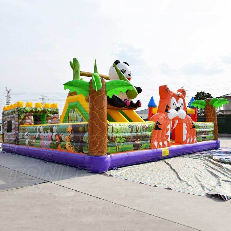 zoo inflatable playground