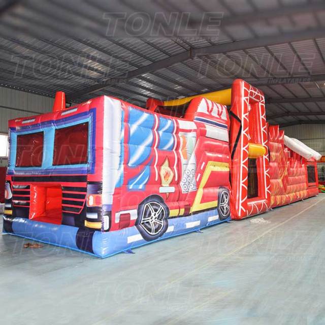 fire truck obstacle course