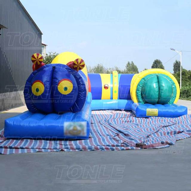 caterpillar inflatable tunnel