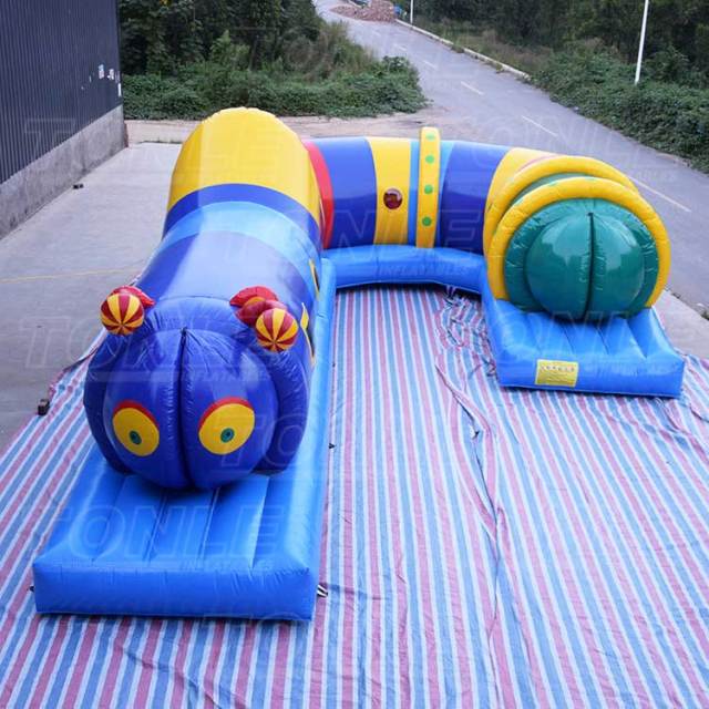 caterpillar inflatable tunnel
