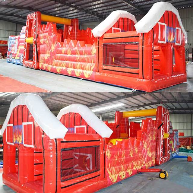 fire truck obstacle course
