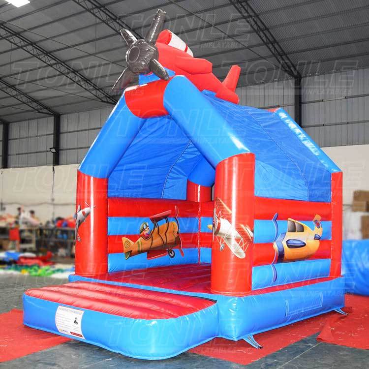 airplane inflatable bounce house bouncy castle for sale