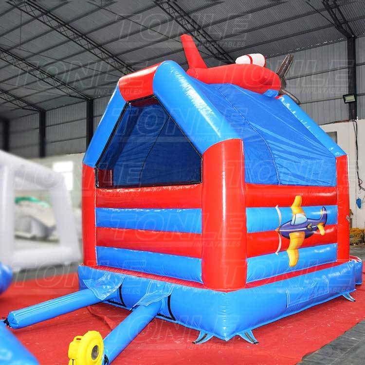 airplane inflatable bounce house bouncy castle for sale