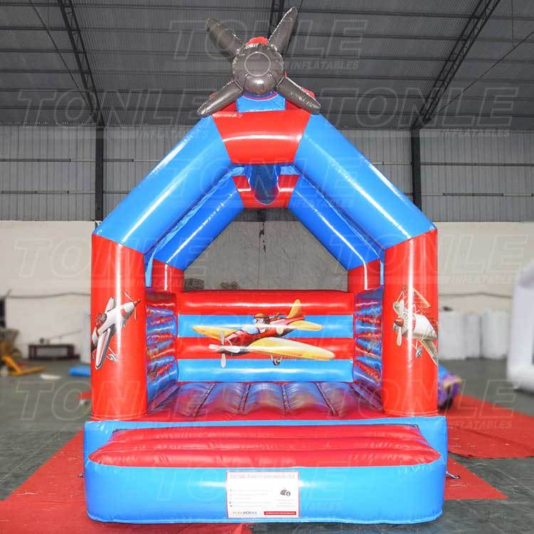 airplane inflatable bounce house bouncy castle for sale