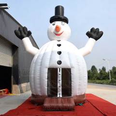 snowman bouncy castle