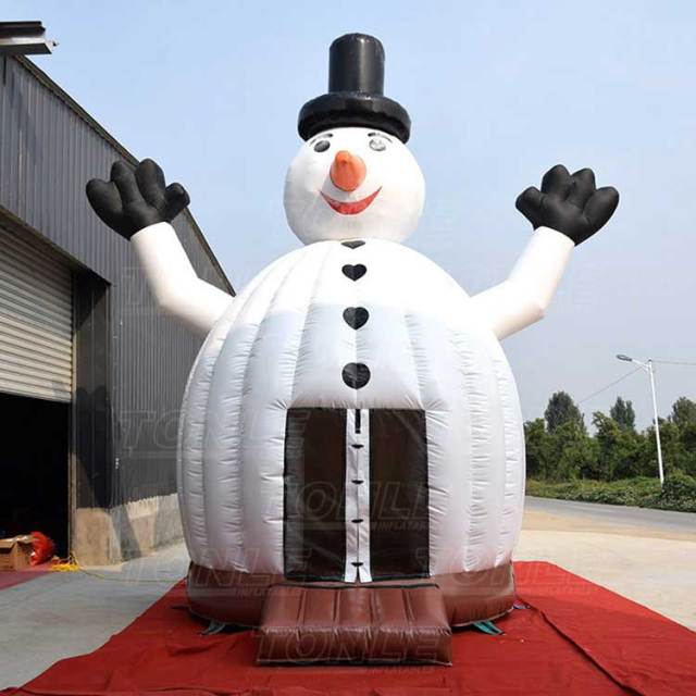 snowman bouncy castle