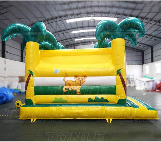 inflatable jungle castle
