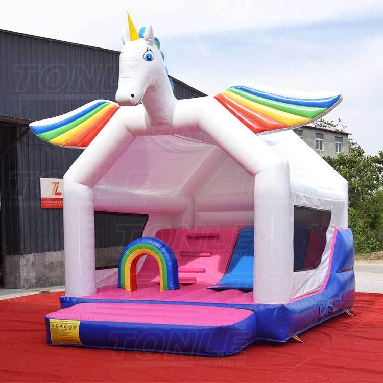 unicorn bouncy castle