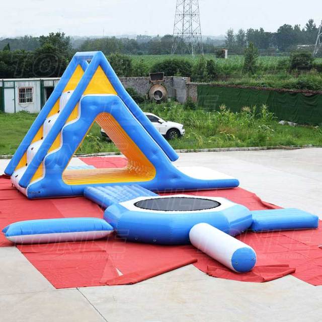 inflatable summit slide water park