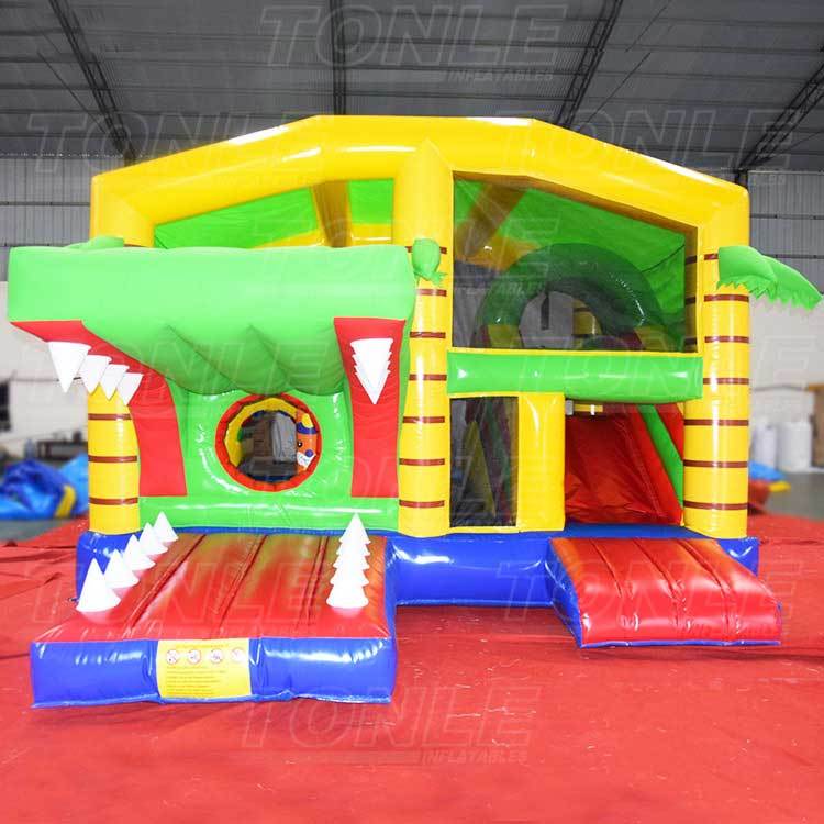 crocodile bouncy slide combo