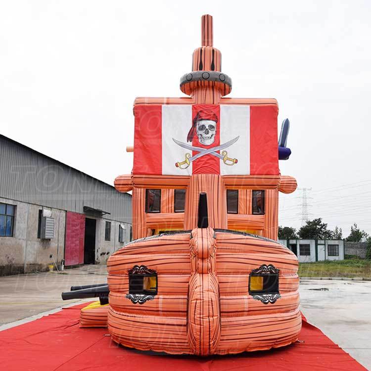 inflatable pirate ship slide