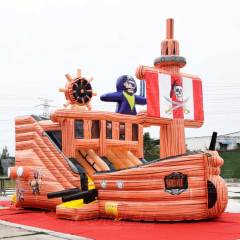 inflatable pirate ship slide