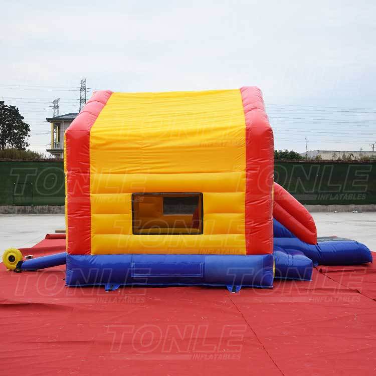 cars bouncy castle slide combo