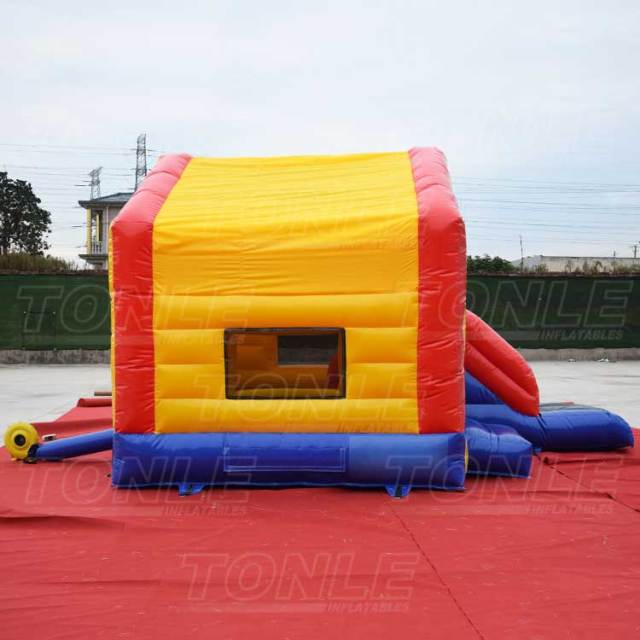 cars bouncy castle slide combo