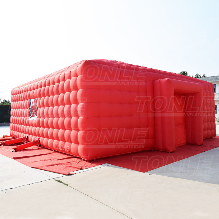 10m inflatable cube party tent
