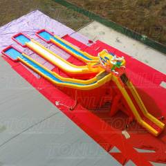 inflatable giant water slide