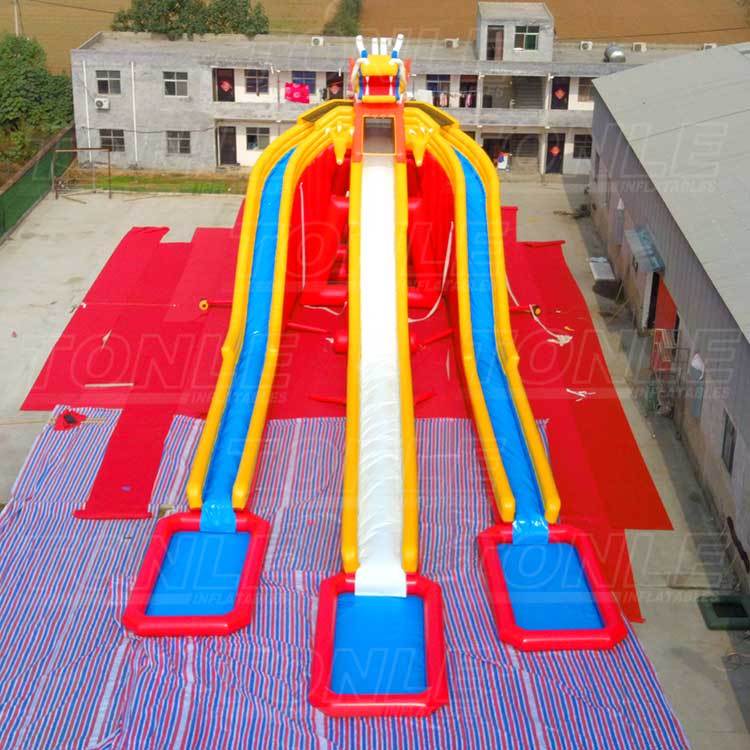 inflatable giant water slide