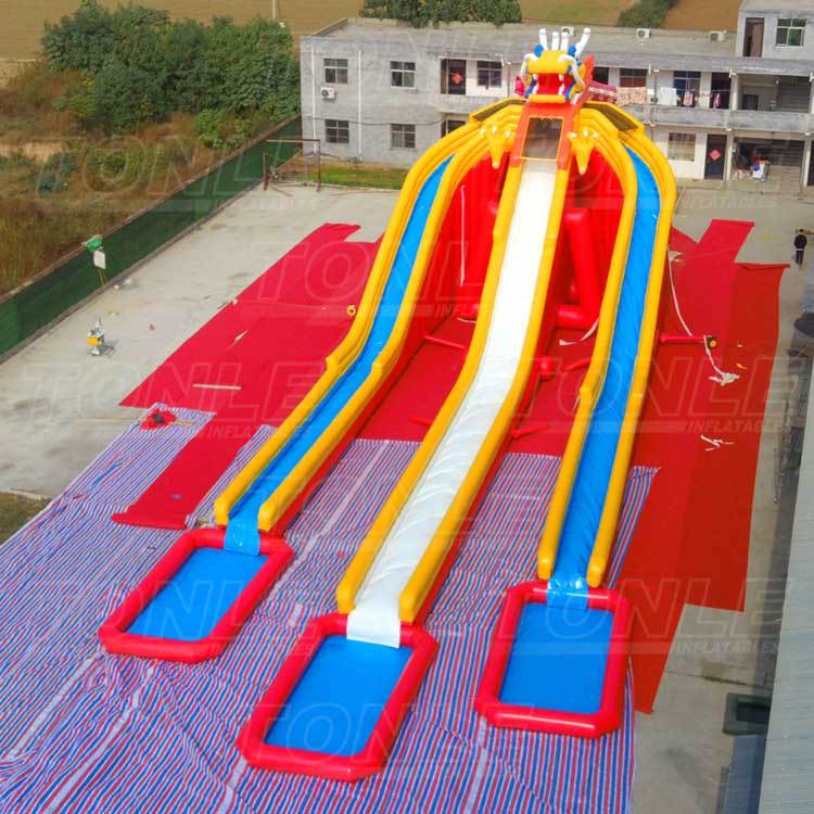 inflatable giant water slide