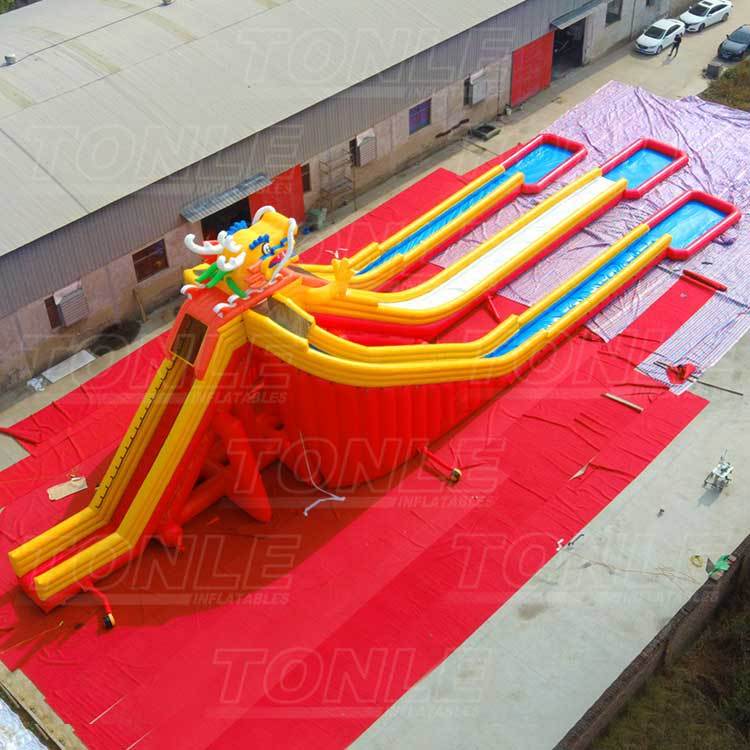 inflatable giant water slide