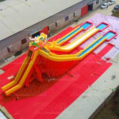 inflatable giant water slide