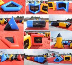 custom inflatable paintball bunker