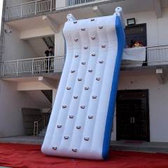 floating water inflatable rock climbing wall for yatch