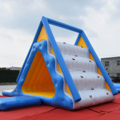 floating water inflatable slide for water park