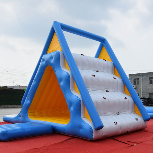 floating water inflatable slide for water park